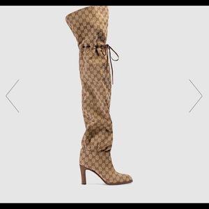 Original GG canvas over-the-knee boot